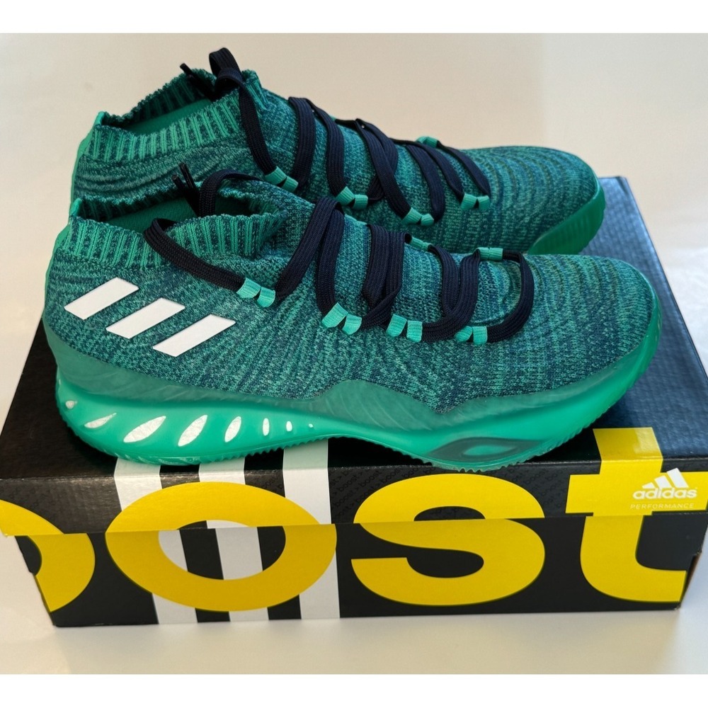 Adidas SM Crazy Explosive Low National GS Camp Basketball‎ Shoes Green Men's 7.5
